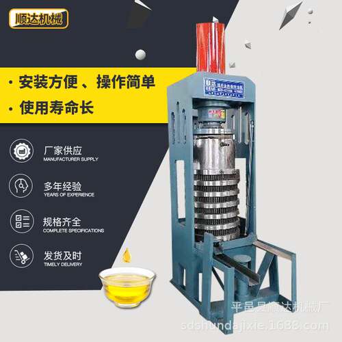 SD-立式250型条排大豆榨油机 油坊商用食用油设备 自动榨油机