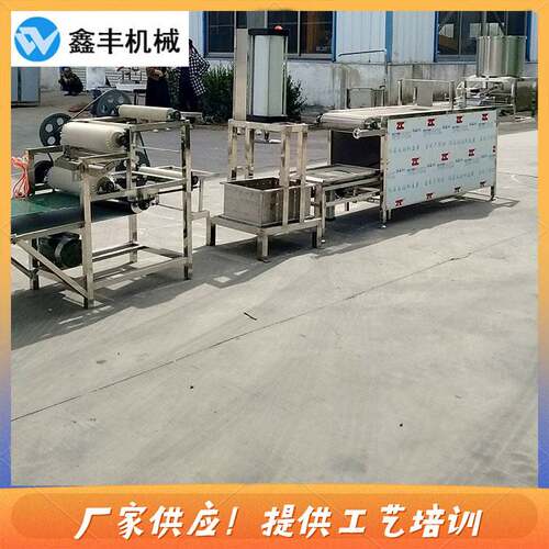 鑫丰豆腐皮机器设备厂家 商用豆腐皮生产线 现场一对一培训技术
