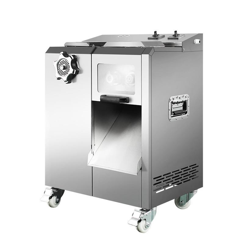 全不锈钢绞切机商用多功能鲜肉绞肉切肉机全自动工业绞切灌肠机