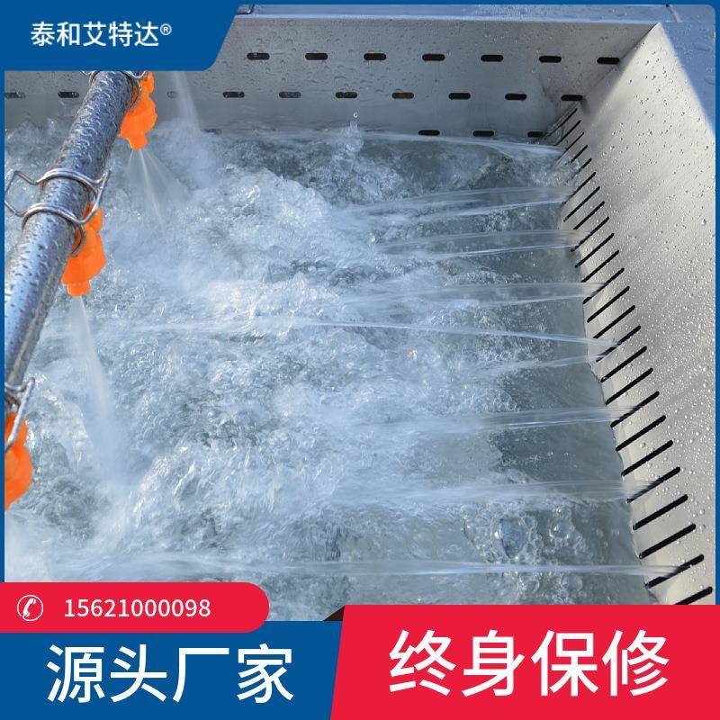 小龙虾净洗油炸成套设备牡蛎海鲜去泥净洗机大型商用洗菜机