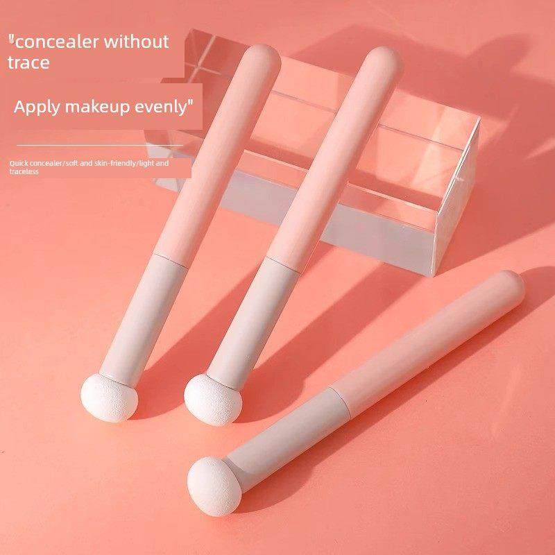 蘑菇头遮瑕刷圆头海绵头遮泪沟黑眼圈法令纹精细柔软小馒头化妆刷,彩妆/香水/美妆工具,化妆刷,淘宝优惠券,粉丝福利购,淘宝优惠卷