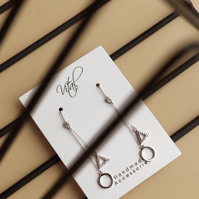 耳饰钉卡纸定做耳线耳夹卡片吊牌耳钉标签卡片定制饰品卡定做制作