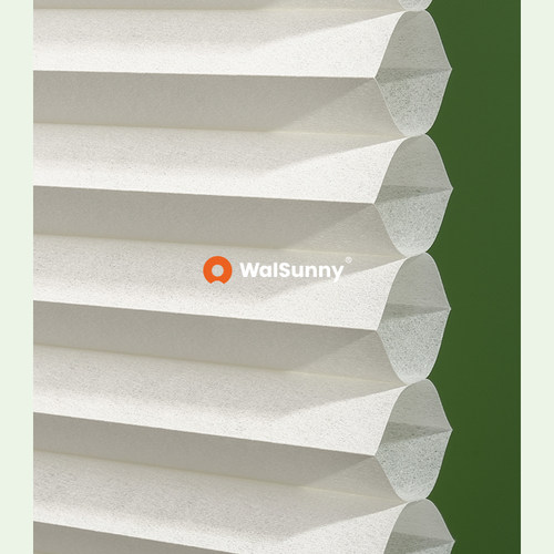 walsunny遮光蜂巢帘卧室遮阳帘