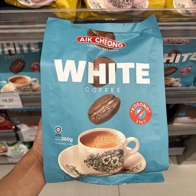 【现货速发】马来西亚原装AIK CHEONG White Coffee 无少糖白咖啡