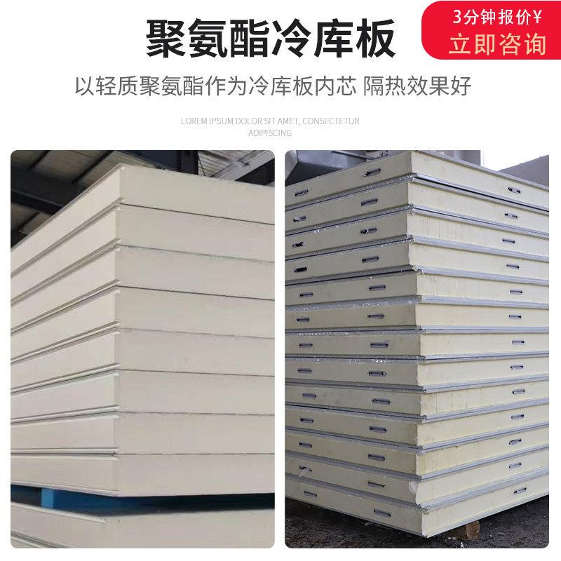 厂家供应冷库专业保温板烘房保鲜库鱼虾肉类冻库隔热聚氨酯冷库板