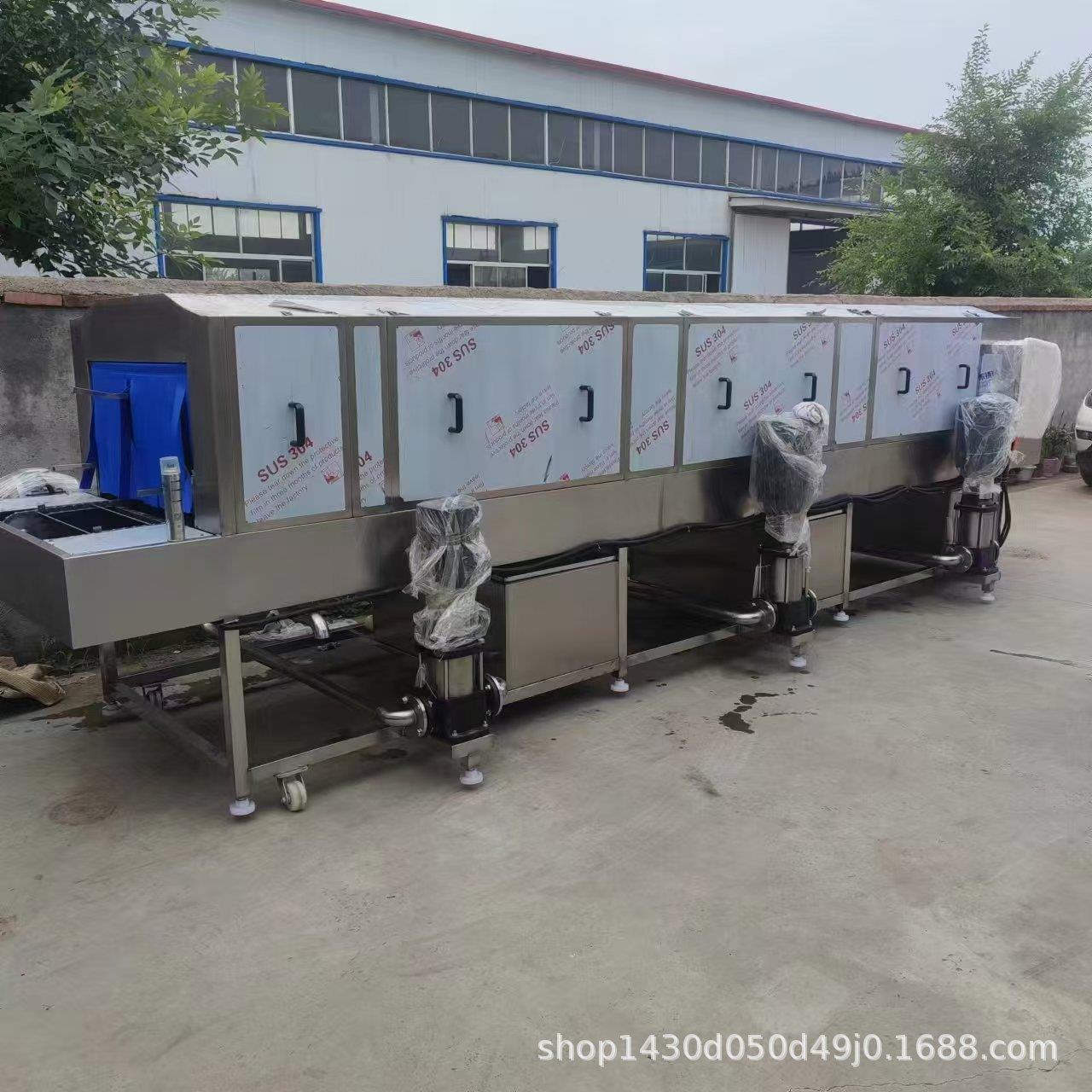 大型周转筐清洗设备全自动洗筐机连续隧道式洗框机高压喷淋去油