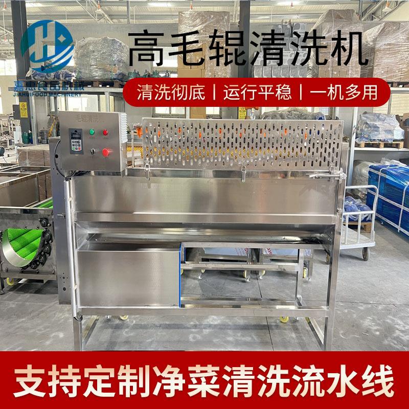 高毛辊清洗机全自动红薯去皮清洗机大姜清洗去皮机商用