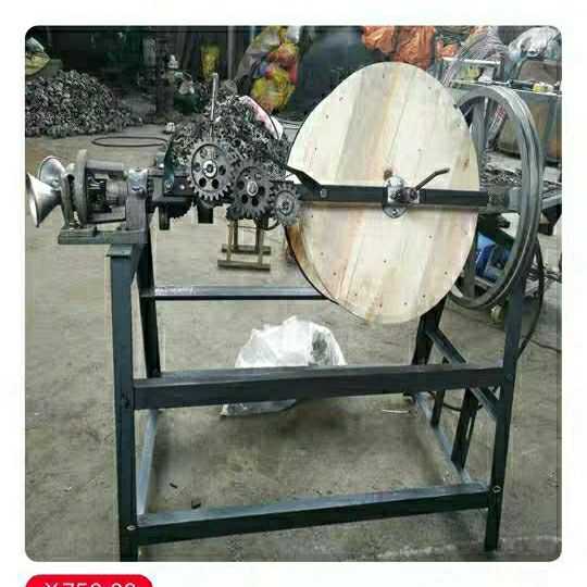 兴农电动草绳机编织蒲工