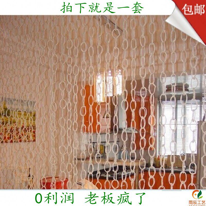 田园手工室内墙壁草编窗帘挂帘商场饭店酒店幼儿园装修饰屏风