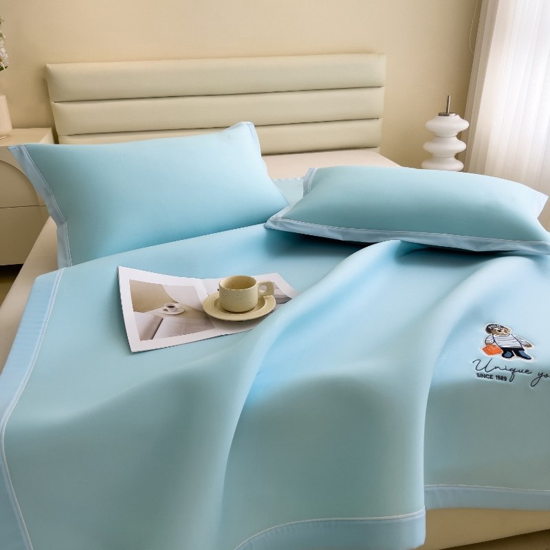 丝丝美海洋丝冰丝凉席三件套可水洗折叠床垫空调席双人家用.米,床上用品,冰丝席,淘宝优惠券,粉丝福利购,淘宝优惠卷