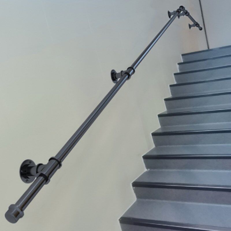 铁艺楼梯扶手栏杆简约现代室内老人幼儿园靠墙壁防滑家用扶梯护栏