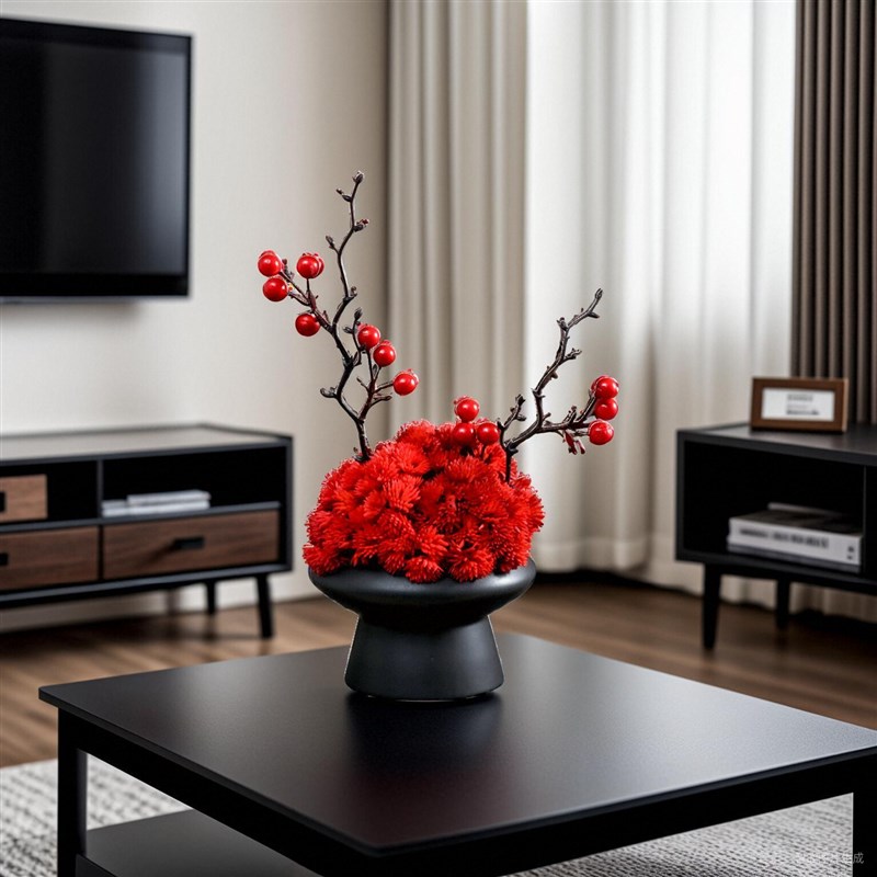 样板房现代仿真花端摆花酒店插花花艺软品