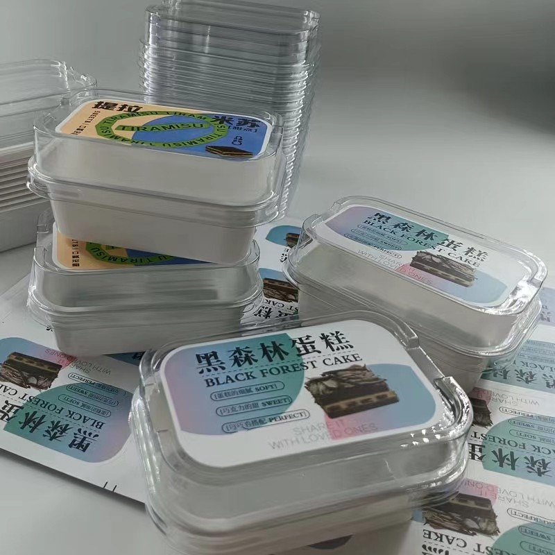 黑森林提拉苏蛋糕盒蛋糕雾豆乳长方形千层慕斯