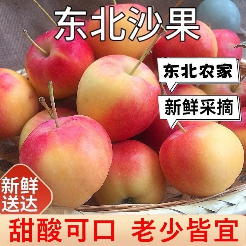 东北沙果新鲜海棠果5斤当应季现摘秋果酸甜