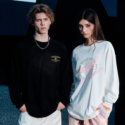 BOYROMOTO复古简约圆领卫衣