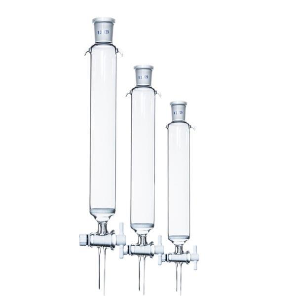 厂家夹层、标口、砂板、四氟玻璃层析柱40*450/24