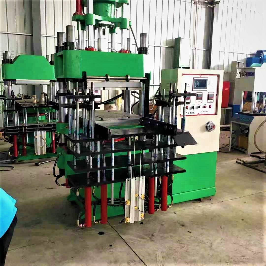 景县忠强橡塑设备平板硫化机650X6503RT250T全自动注胶机