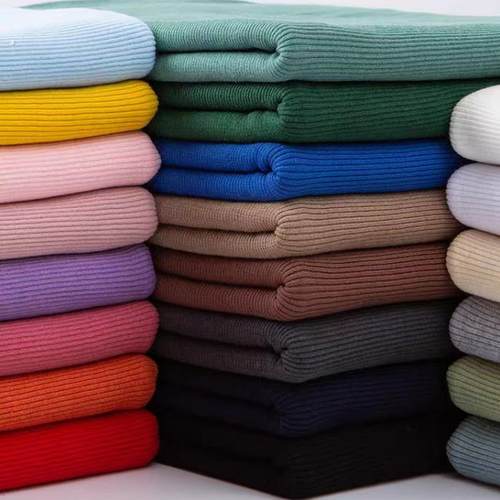 全棉弹力螺纹面料卫衣螺口衣服袖口领口纯棉下摆针织收口罗纹布料
