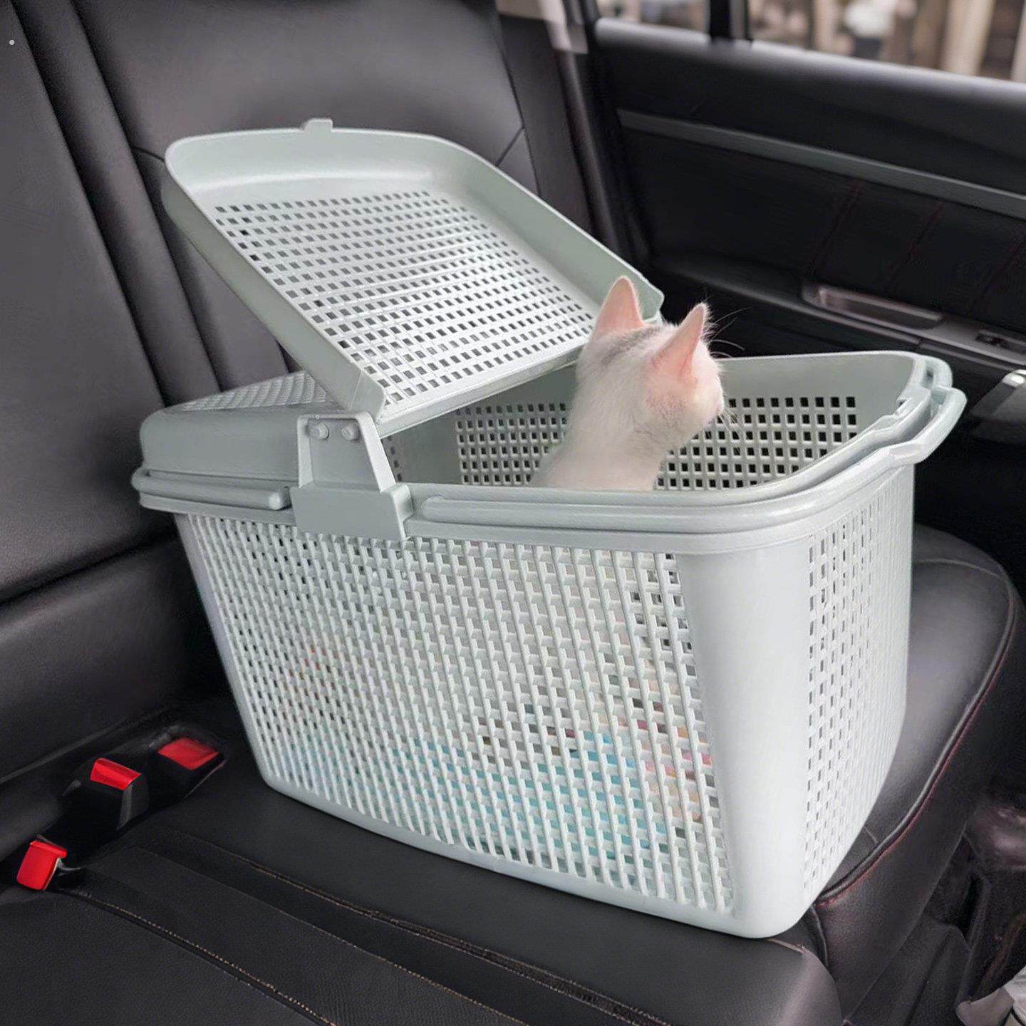 航空箱猫咪专用外出车载通用便携菜篮子宠物猫咪小型犬旅行猫箱子
