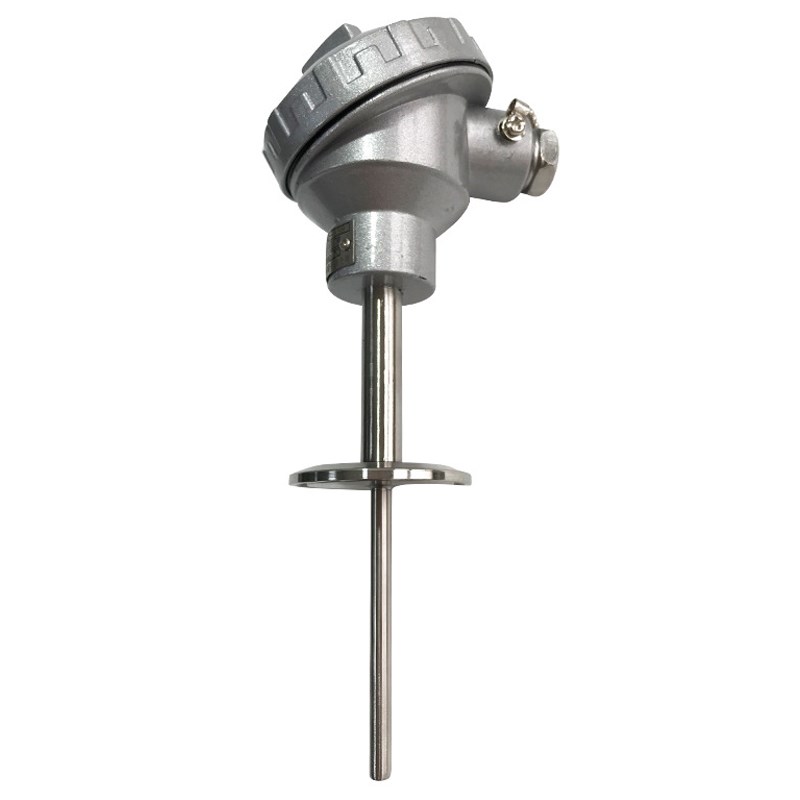 双芯温度传感器 WZP2-438 热电阻wzpk2-438 L=8*150mm 卡盘50.5mm