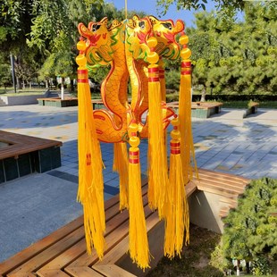 庆阳香包龙年挂件刺绣挂件龙灯宫灯荷包中国风特色礼品客厅卧室