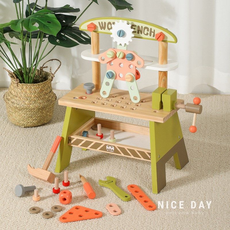 韩国儿童早教多功能仿真拆装维修工具台拧螺丝螺母组合过家家,玩具/童车/益智/积木/模型,螺母拆装/组合玩具,淘宝优惠券,粉丝福利购,淘宝优惠卷