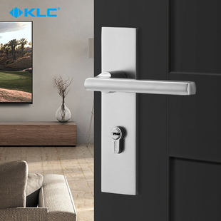 德国C现代简约门锁铝室内卧室房门锁门执手锁具