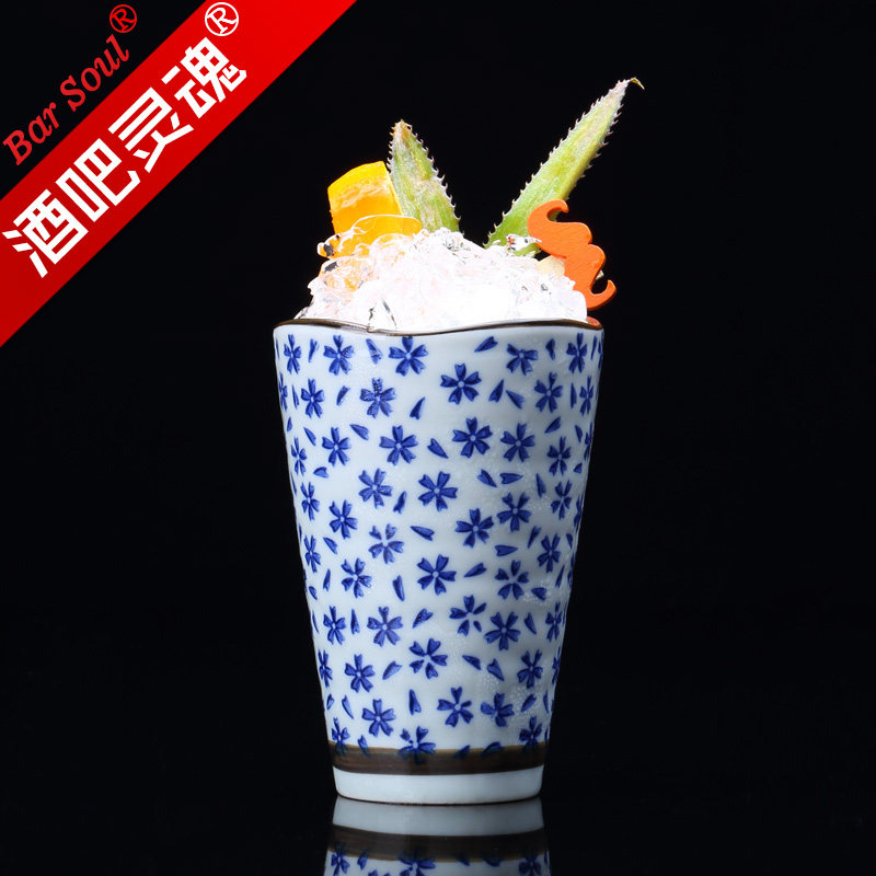酒吧灵魂中国风个性鸡尾酒洋酒覆古怀旧杯