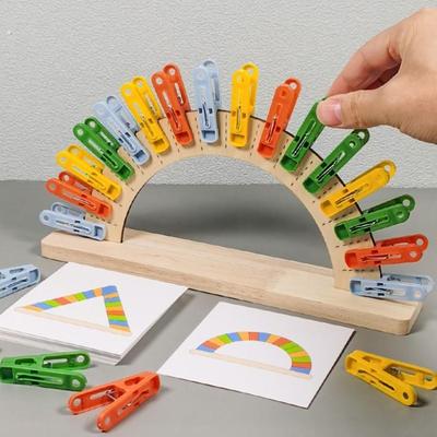 夹子幼儿园益智区玩具小班生活区域投放材料手指精细动作训练教具