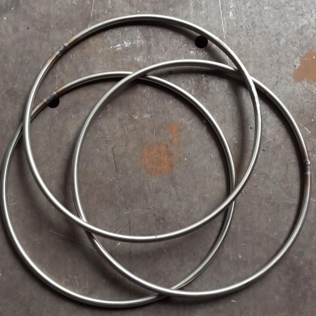 足浴洗脚盆蒸饭甑子木桶配件 木桶箍紧圈 不锈钢 焊接圈