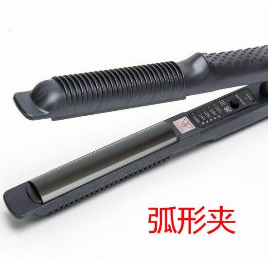 半圆弧形夹板直卷两用负离子直板夹内扣刘海烫发根蓬松定型化妆师