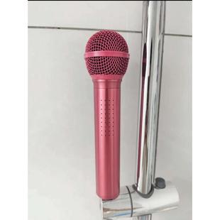 新疆包邮新款麦克风造型花洒麦克风淋浴头喷头 航空铝合金材质金