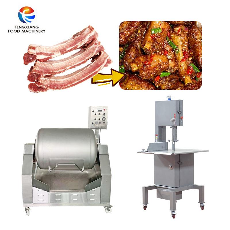 工厂生产大产量食品级不锈钢肉类滚揉机冻肉锯骨机
