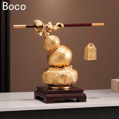 BOCO新中式葫芦聚宝盆摆件乔迁