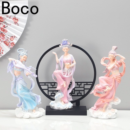 BOCO高端敦煌飞天树脂摆件婚礼