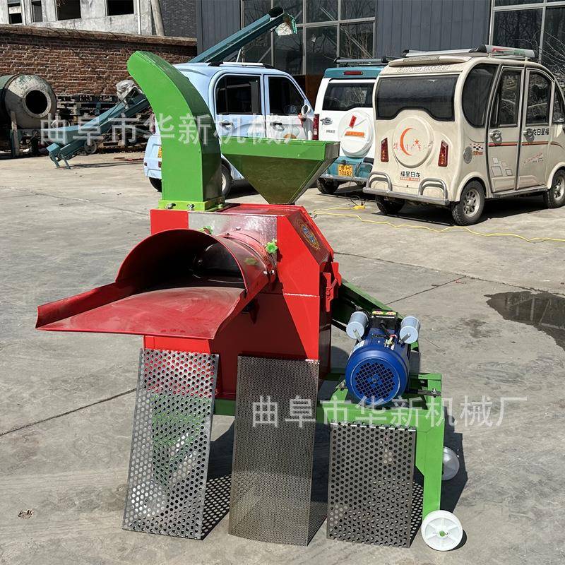 多功能铡草揉丝机干湿两用铡切揉搓机玉米秸秆牧草碎草机出口