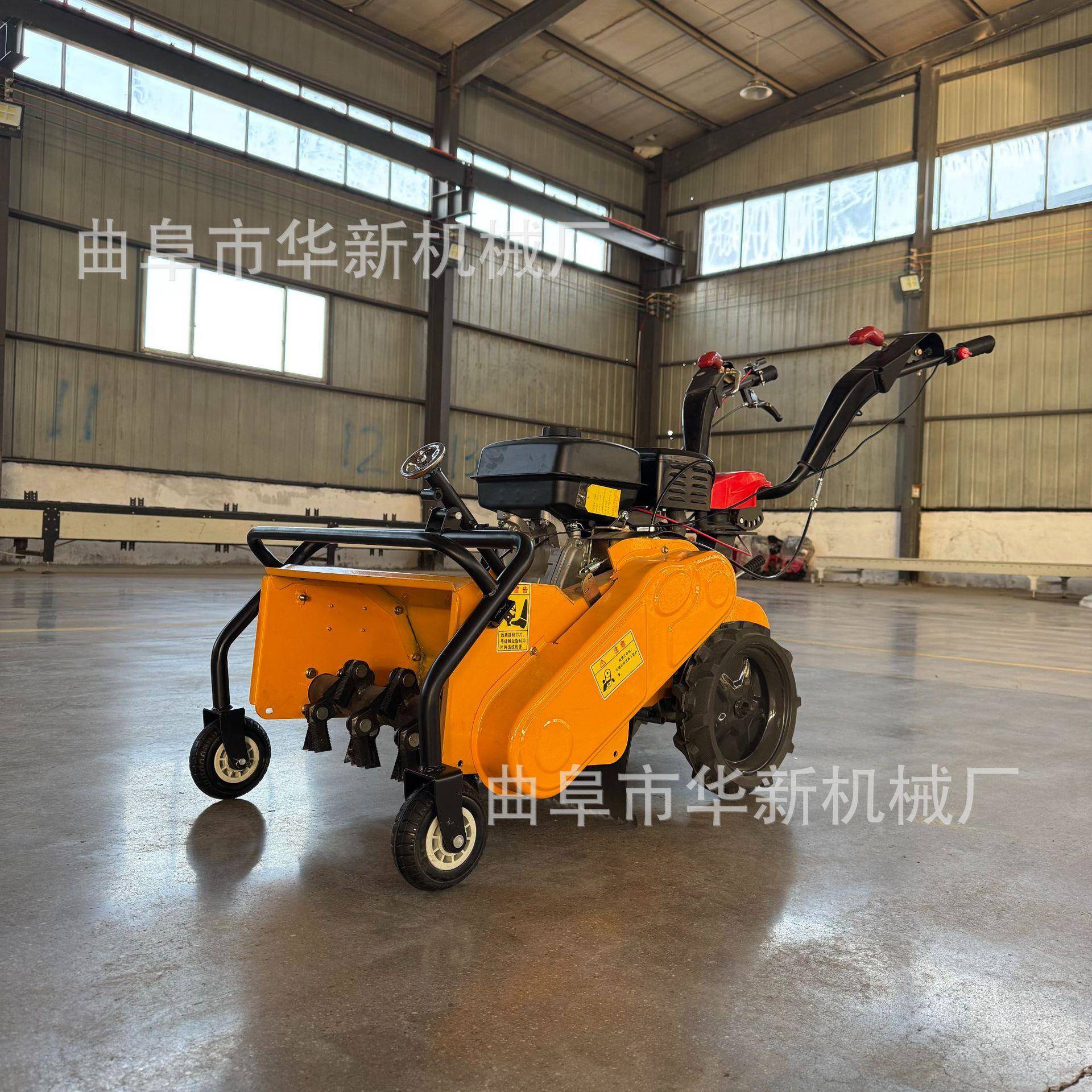 四驱割草碎草机出厂价自走式田园管理机厂家轻便荒地碎草机视频