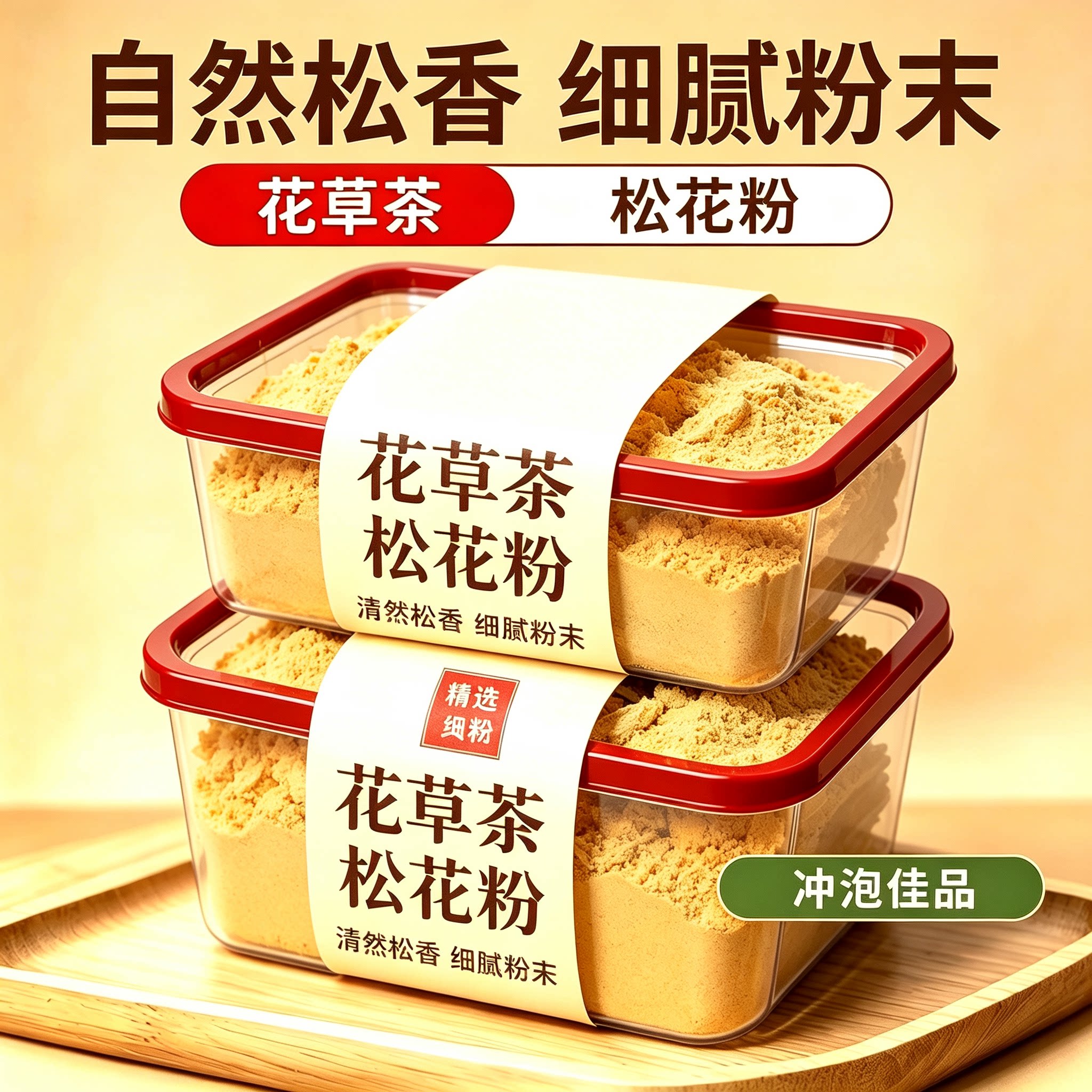 云南头道破壁松花粉食用正品官方旗舰店纯天然野生马尾松26年新粉