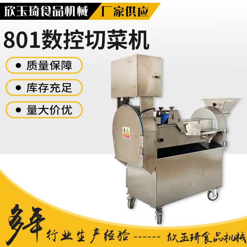 厂家直发电动多功能切丝切片切丁机  切菜机数控不锈钢切菜机商用