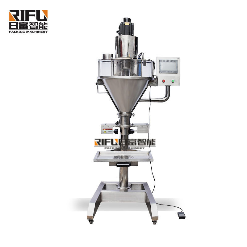 厂家直营粉剂灌装机 洗衣粉淀粉分装机 面粉螺杆定量称重灌装设备