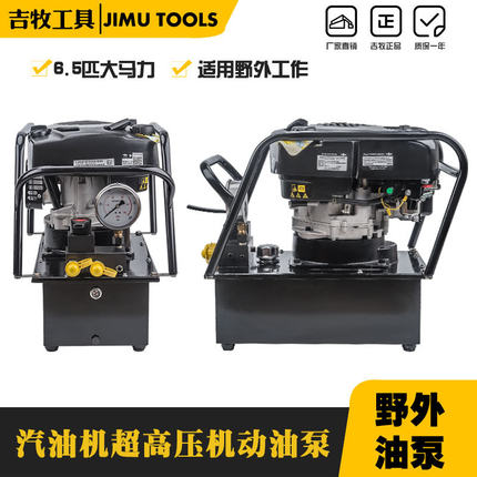 超高压电动泵液压机油压机 ZHH-700S 汽油机液压泵 复动式汽油机