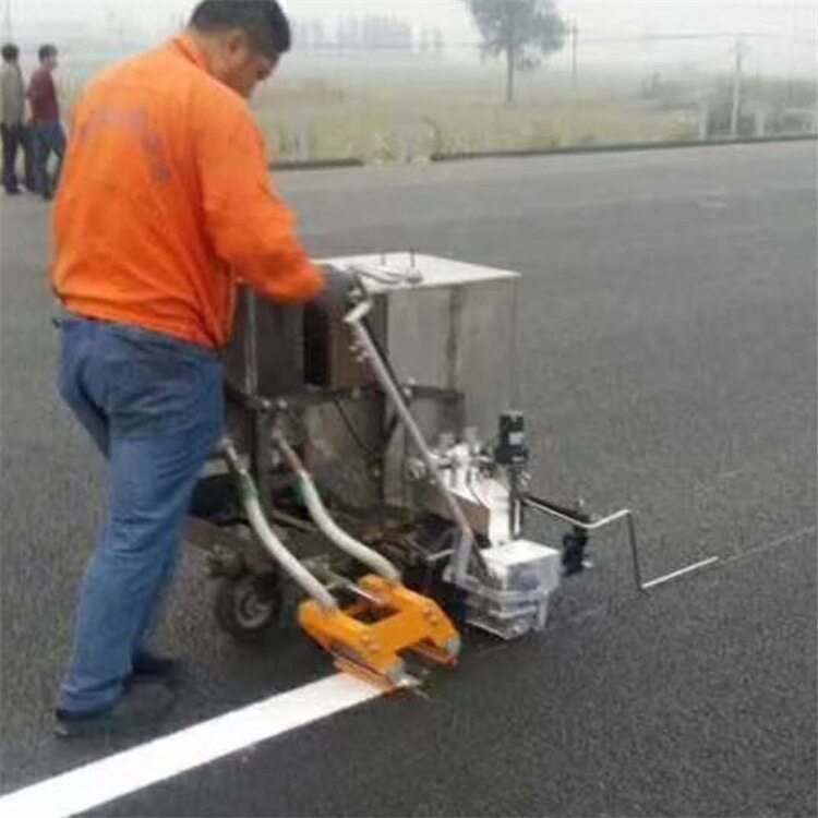 聚仁多功能热熔划线机手推冷喷道路划线机公路热熔划线机机器设备