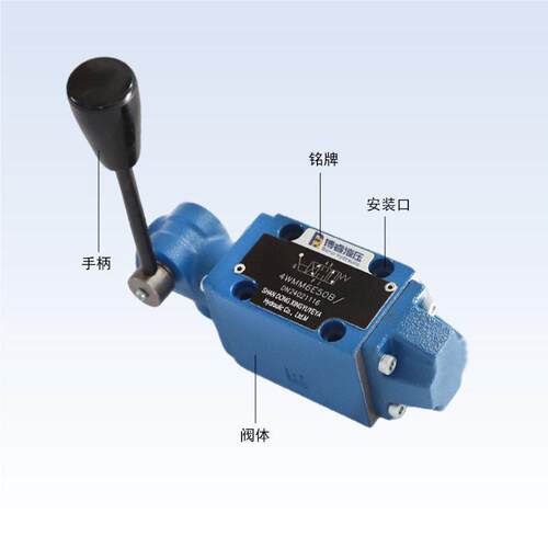 4MAGA-102WM手动换向阀工靠业级操作简便定可适配多M稳种液压系统