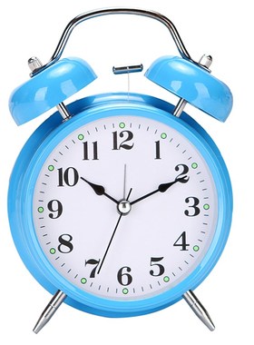 小台表闹钟学生蓝色卧室床头静音多功能的实用男生创意简约儿童红