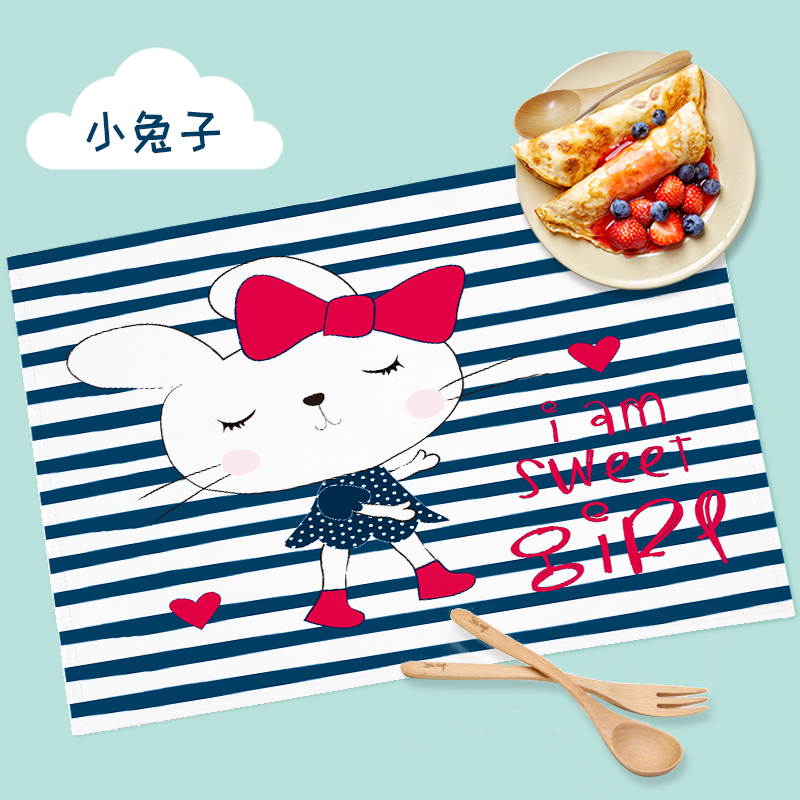 儿童餐垫学生小学生一年级课桌40x60吃饭午餐就餐宝宝用防水防油