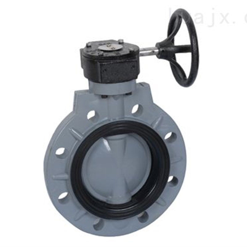 D71X-10S手动塑料蝶阀,塑料蝶阀手柄式手动化工阀门DN25/32/40/50