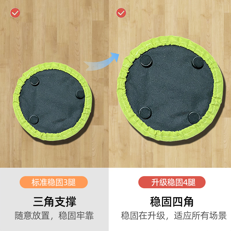 布艺小凳子家用矮凳客厅沙发茶几圆凳门口换鞋凳创意墩子实木板凳