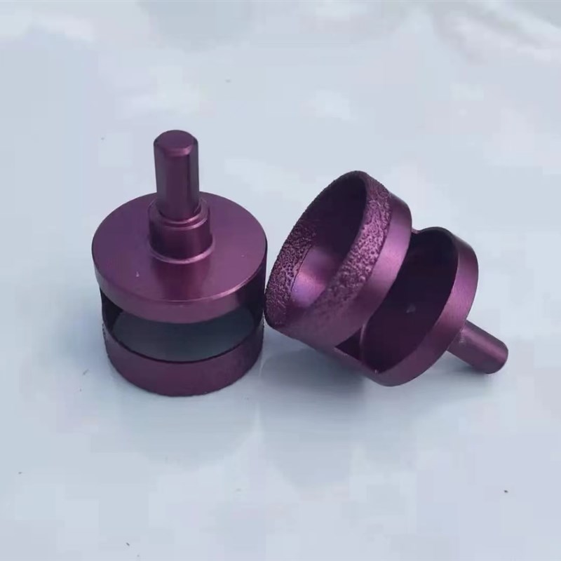 45mm缺口开孔器大理石岩板全瓷瓷砖打孔神器金刚砂钎焊干打手电钻