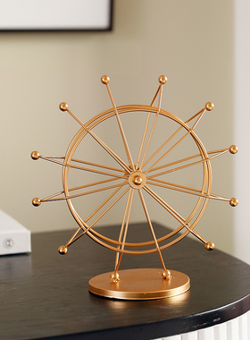 摩天轮摆件北欧创意轻奢家居客厅酒柜电视机柜装饰品摆设道具礼物