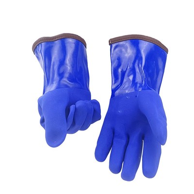 冬季保暖防水手套冰箱冻库专用手套洗车加绒劳保手套防寒防冻男款